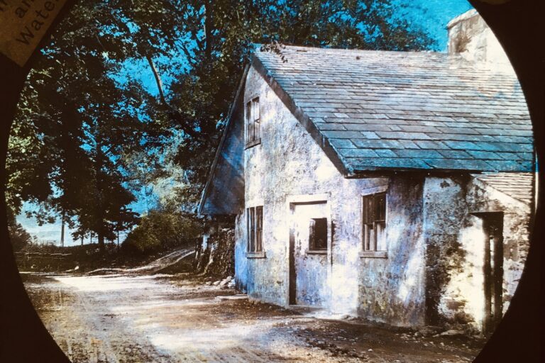 Toll Bar Cottage C 1887 from Magic Lantern Slide Series Ingleton and its Waterfalls