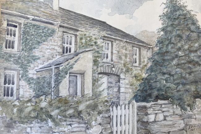 2023-05-25 09.45.51 Sketch of Rock Cottage taken from the Casterton Women’s Institute ‘1965 Casterton Today’ scrapbook