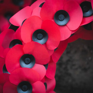 Remembrance Day poppy wreath