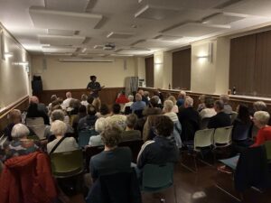 Duane Forrest performing in Casterton Village Hall
